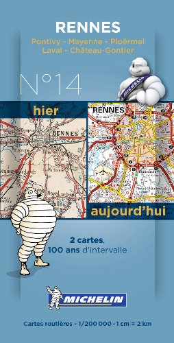 Rennes Centenary Maps (Michelin Historical Maps, Band 8014)